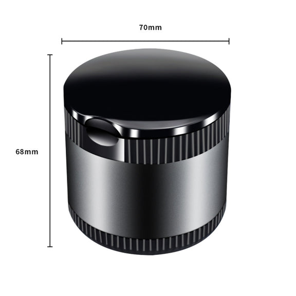 Car Ashtray With LED Ambient Light(Black)