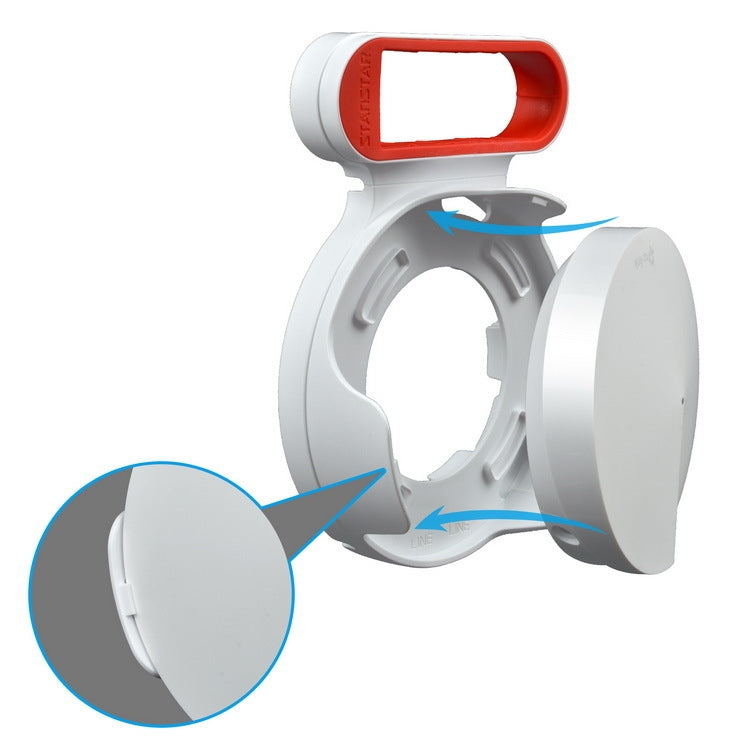 Router Wall Mount Bracket for TP-LINK DECO M5, Specification: For UK Plug(White)