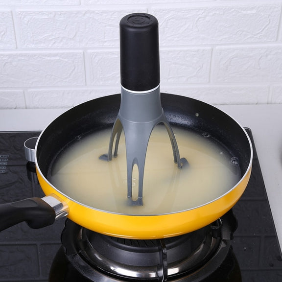 Kitchen Automatic Egg Beater Triangular Mixer(Black)