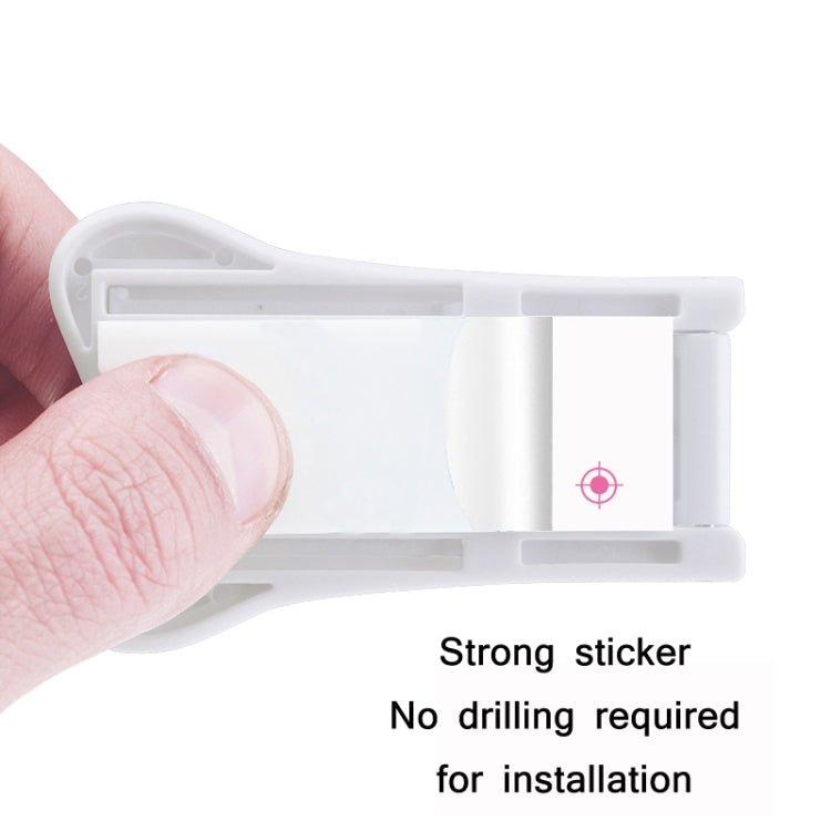 Children Sliding Rail Door And Window Safety Lock(White)