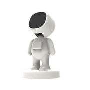 TOPFREE Astronaut Car Bracket Magnetic Adhesive Paste Navigation Car Phone Bracket(White)