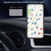 TOPFREE Astronaut Car Bracket Magnetic Adhesive Paste Navigation Car Phone Bracket(White)