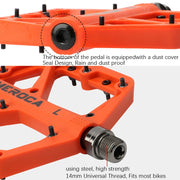 MEROCA Mountain Bike Nylon Pedal(Purple)