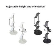 Gamepad Storage Rack Desktop Headphone Storage Rack, Color: 4 Floors Black