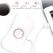 Electric Heating Uterus Warming Belt, Specification: English(White)