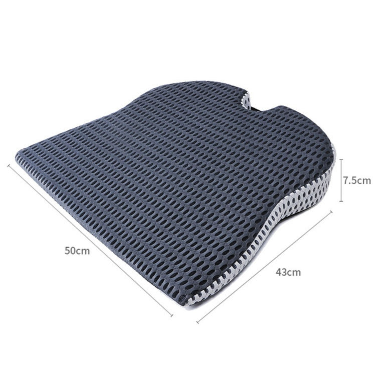QFC040 U-shaped TThickened Memory Foam Car Seat Cushion(Grey)