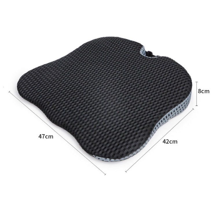 Thickened Breathable Memory Foam Car Seat Cushion(QFC047 Black)