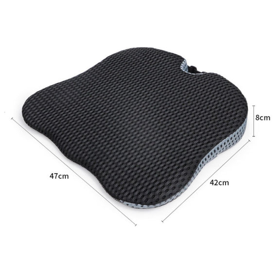 Thickened Breathable Memory Foam Car Seat Cushion(QFC047 Black)