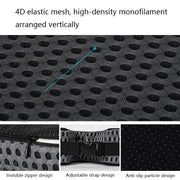 Thickened Breathable Memory Foam Car Seat Cushion(QFC047 Black)
