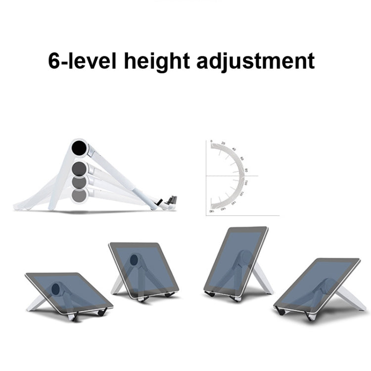 UP-1S Foldable Laptop Stand Mobile Phone Tablet Desktop Stand(Black)