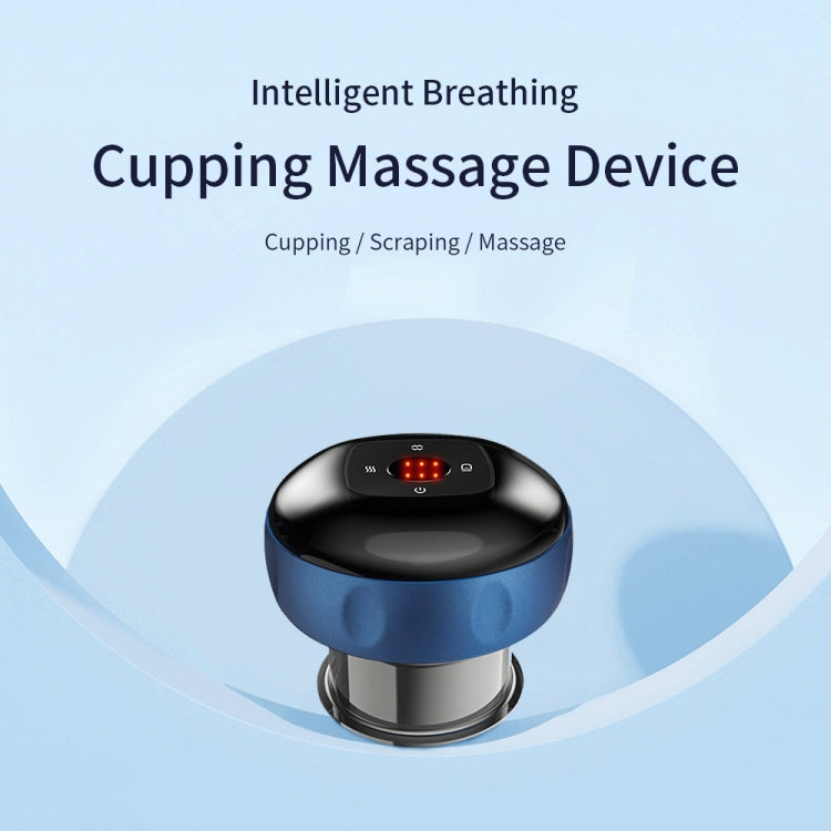 6-speed USB Plug-in Electric Cupping Massage Device(Blue)