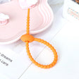 20 PCS Silicone Data Cable Storage Strap Cable Organizer(Orange) - Cable Organizer by PMC TechLife | Online Shopping South Africa | PMC TechLife