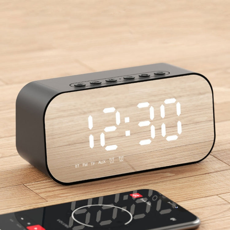 Havit M3 Subwoofer Mini Mirror Clock Bluetooth Speaker, Spsc: 1200mAh (Black���