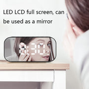 Havit M3 Subwoofer Mini Mirror Clock Bluetooth Speaker, Spsc: 1200mAh (Black���