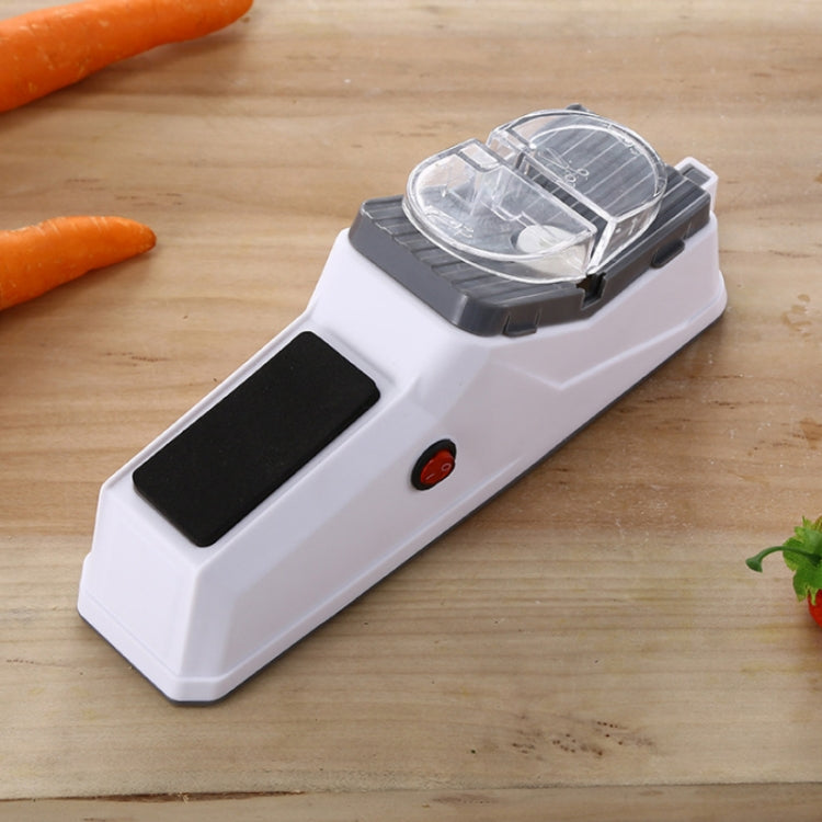 JJ-1 Kitchen Electric Double Sided Knife Sharpener, Specification: USB Plug
