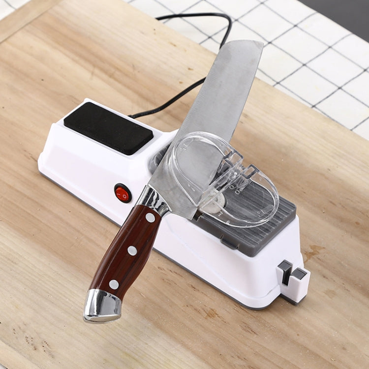 JJ-1 Kitchen Electric Double Sided Knife Sharpener, Specification: USB Plug