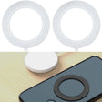 2 PCS T12 Stripe Pattern Magnetic Suction Wireless Charger Magnetic Sheet(White) - Hand-Sticking Bracket by PMC TechLife | Online Shopping South Africa | PMC TechLife