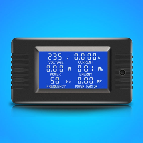 Peacefair English Version Multifunctional AC Digital Display Power Monitor, Specification: 10A