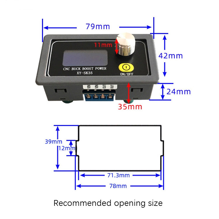 5-30V Adjustable DC Voltage Regulator Power Module Solar Charge