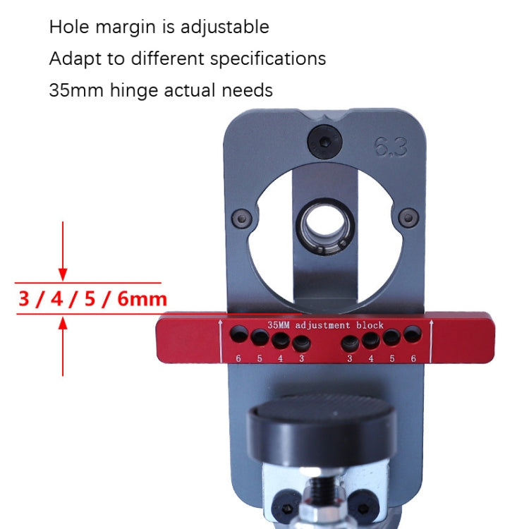 6 PCS / Set 35mm Hinge Open Hole Cabinet Door Plate Hinge Packed Locator