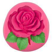 Big Rose Flower Handmade Soap Silicone Mold, Colour: Random(8.2x8x2.5cm)