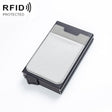RFID Aluminum Alloy Anti-Degaussing Coin Card Holder(Silver) - free shipping - PMC TechLife - Order now!