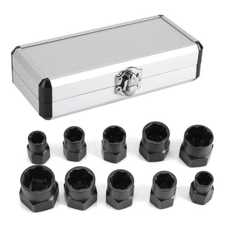 10 PCS / Set Nut Extractor Screw Removal Tool Break Wire Bolt Extractor High