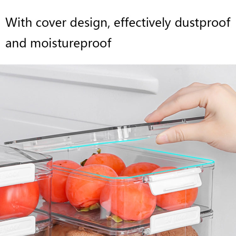 Fruit and Vegetable Refrigerator Crisper with Lid, Specification: TY-9077