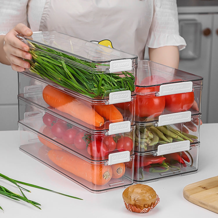 Fruit and Vegetable Refrigerator Crisper with Lid, Specification: TY-9077