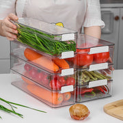 Fruit and Vegetable Refrigerator Crisper with Lid, Specification: TY-9077