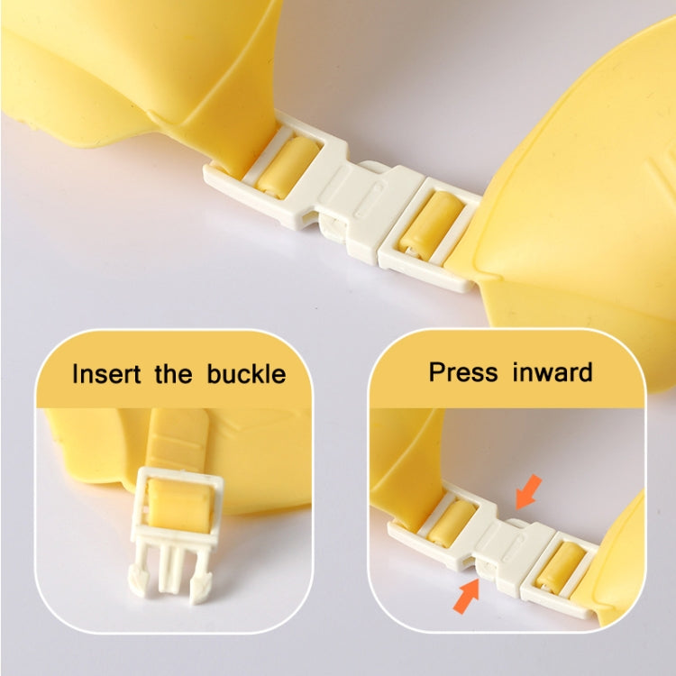 Baby Shampoo Water-resistant Adjustable Ear Guards(Lemon Yellow)