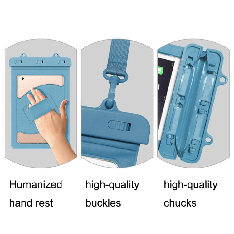 PB-01 Tablet PC Water-resistant Bag For Below 9 Inches(Gray Blue)