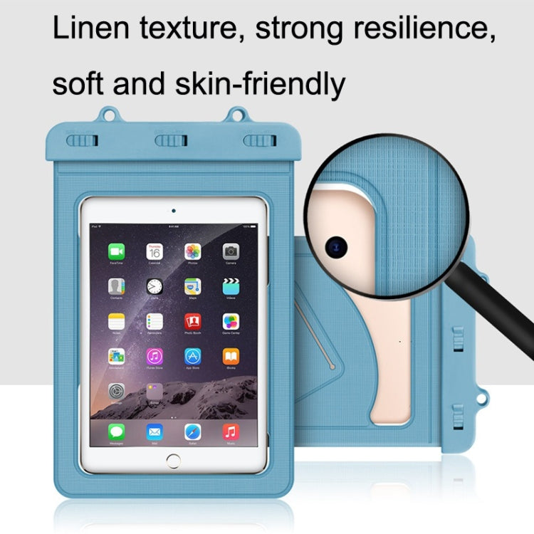 PB-01 Tablet PC Water-resistant Bag For Below 9 Inches(Gray Blue)