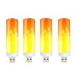 4 PCS USB Candlelight LED Imitation Flame Lamp - USB Light by PMC TechLife | Online Shopping South Africa | PMC TechLife | Buy Now Pay Later Mobicred