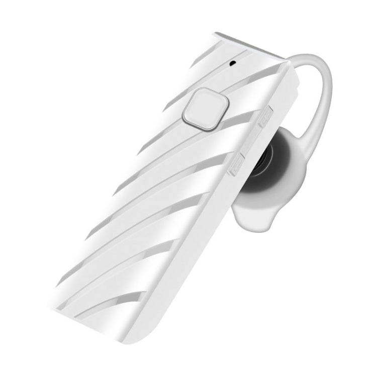 Single Ear 4.2 Bluetooth Headset Stereo HIFI Sports Wireless Bluetooth Headset(A2 White)