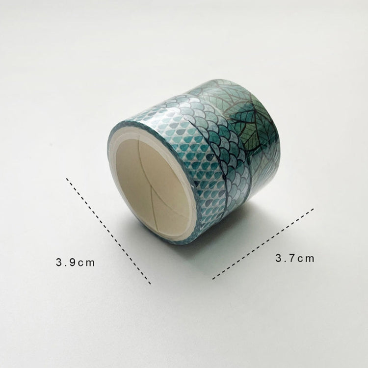 3 Sets/9 Rolls 4585 3m Paper Bronzing Hand Account Tape Set(Emerald Green)