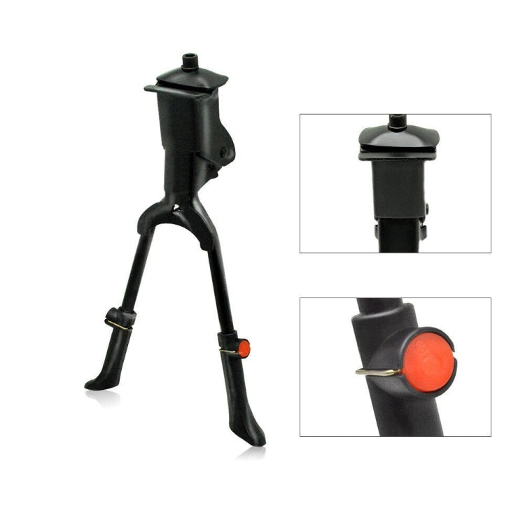 Bicycle Mountain Bike Foot Support Adjustable Middle Support(Black)