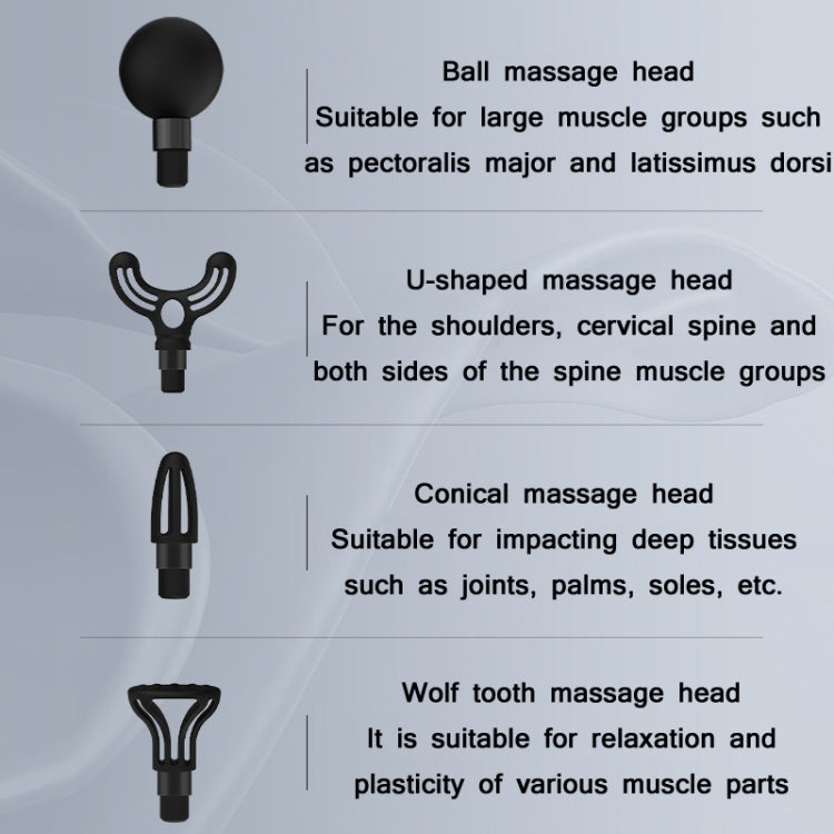PS818 Variable Speed Vibrating Mini Muscle Fascia Relax Massager, Specification: 12 Gear (Red)