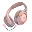 EL-A2 Gaming Ambient Light Folding Wireless Bluetooth Headset(Pink) - Headset & Headphone by PMC TechLife | Online Shopping South Africa | PMC TechLife