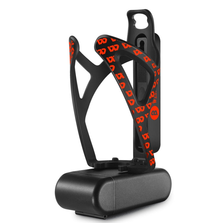 WEST BIKING Bicycle Multifunctional Bottle Cage Tire Lever Tool Box(Black Red)
