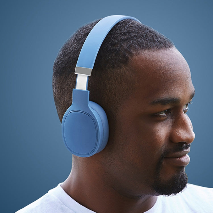 VJ087 Folding Wireless Sports Bluetooth Gaming Headset(Grey)