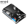 NEWBRING Large-capacity Multi-card Metal Anti-magnetic Card Holder(Geometric Pattern) - Antimagnetic RFID Package by NEWBRING | Online Shopping South Africa | PMC TechLife | Buy Now Pay Later Mobicred