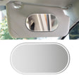 Sun Visor High-Definition Mirror Stainless Steel Makeup Mirror Oval Small - Interior Mirrors by PMC TechLife | Online Shopping South Africa | PMC TechLife