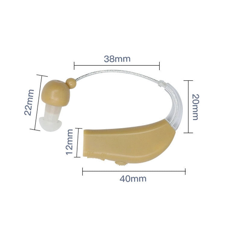 Elderly Use Can Charge Sound Amplifier Hearing Aid, Specification: US Plug(Blue Double Machine+White Charging Bin)