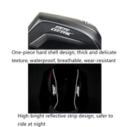 MOTOCENTRIC 11-MC-0077 Motorcycle EVA Turtle Shell Shape Riding Backpack(Black)
