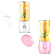 Household Fruit Juicer Portable Multi-Function Juice Cup(Goddess Pink)