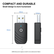 Bluetooth 5.0 Wireless Audio Receiver Transmitter