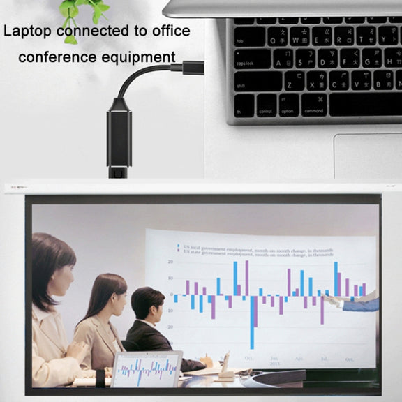TYPE-C USB3.1 to HDMI HD 4K Converter(Black)