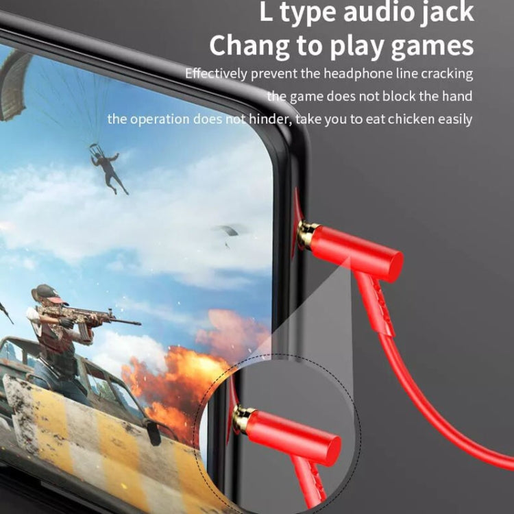 3.5mm Interface Mobile Phone Wire Control Headphones(Black)