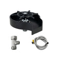 Automatic Faucet High Pressure Spray Washer, Style: Black+Soft Hose+G1/2 Three-way - Faucets & Accessories by PMC TechLife | Online Shopping South Africa | PMC TechLife